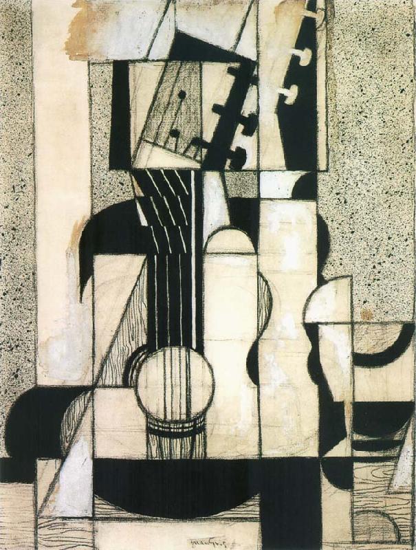 Juan Gris The still lief having guitar oil painting picture